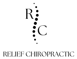 Relief Chiropractic Black Sidebar Logo
